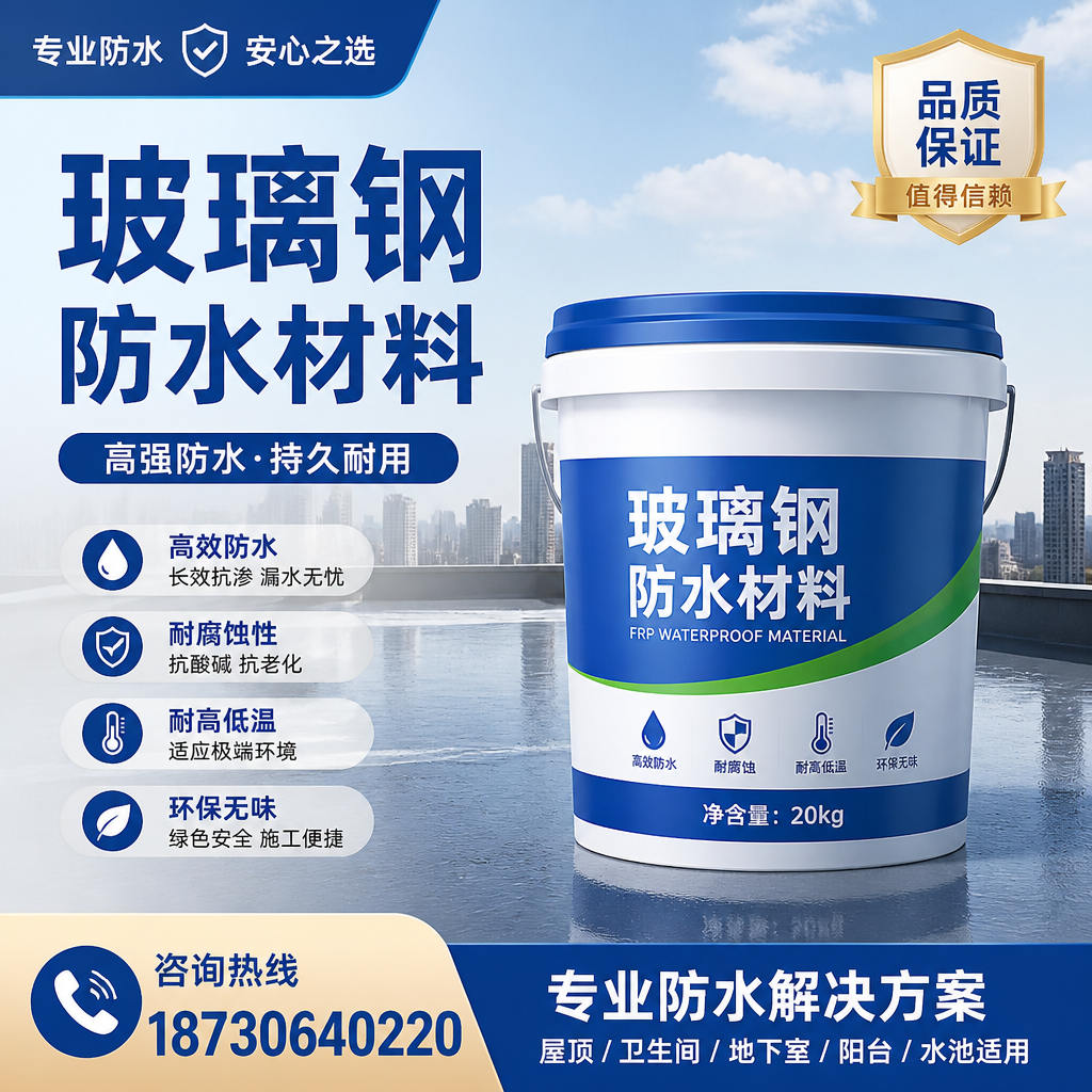 了解玻璃钢防水材料的市场趋势,海口 企业不可不知